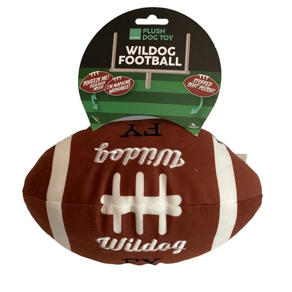 Other - FuzzYard~ Wildog Football ~ Squeaky Plush Dog Toy